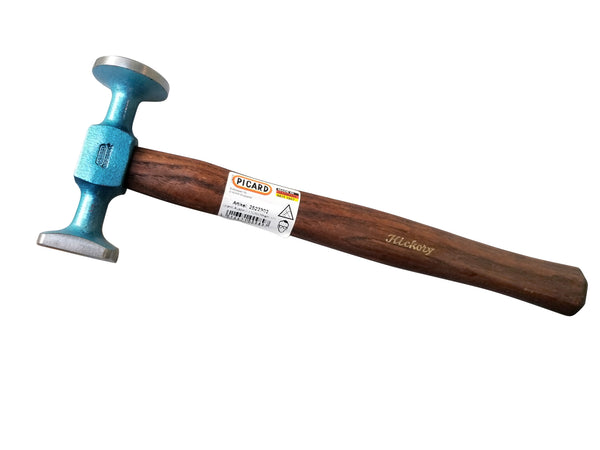 Picard 2522302 Planishing Short Pattern Smooth Face Bumping Hammer - Hanks Hammers