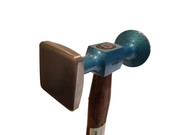 Picard 2524812 Planishing Lg. Round Checked & Square Smooth Faces Bumping Hammer - Hanks Hammers