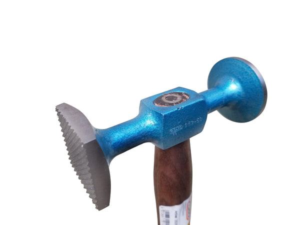 Picard 2525002 Shrinking Large Thin Round Smooth Square Checked Face Bumping Hammer - Hanks Hammers