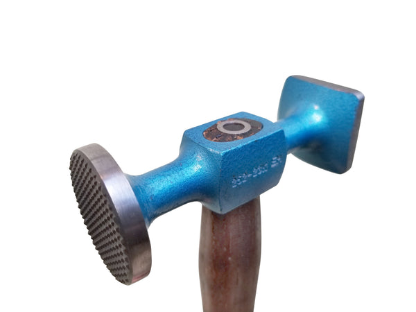 Picard 2522312 Planishing Short Pattern Checked Face Bumping Hammer - Hanks Hammers