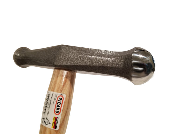 Picard 17401-1000 Embossing Double Headed Polishing Hammer - Hanks Hammers