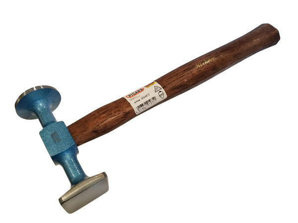 Picard 2524812 Planishing Lg. Round Checked & Square Smooth Faces Bumping Hammer - Hanks Hammers