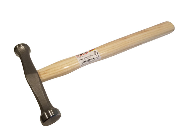 16701-0375  Planishing Double Faced Polishing Hammer - Hanks Hammers