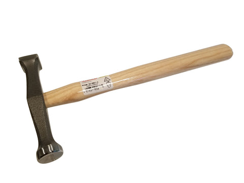 16801-0300 Planishing Square & Round Face Polishing Hammer - Hanks Hammers