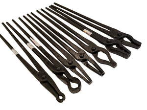Blacksmith Tong Set 600 Series (Six Tongs) - Hanks Hammers