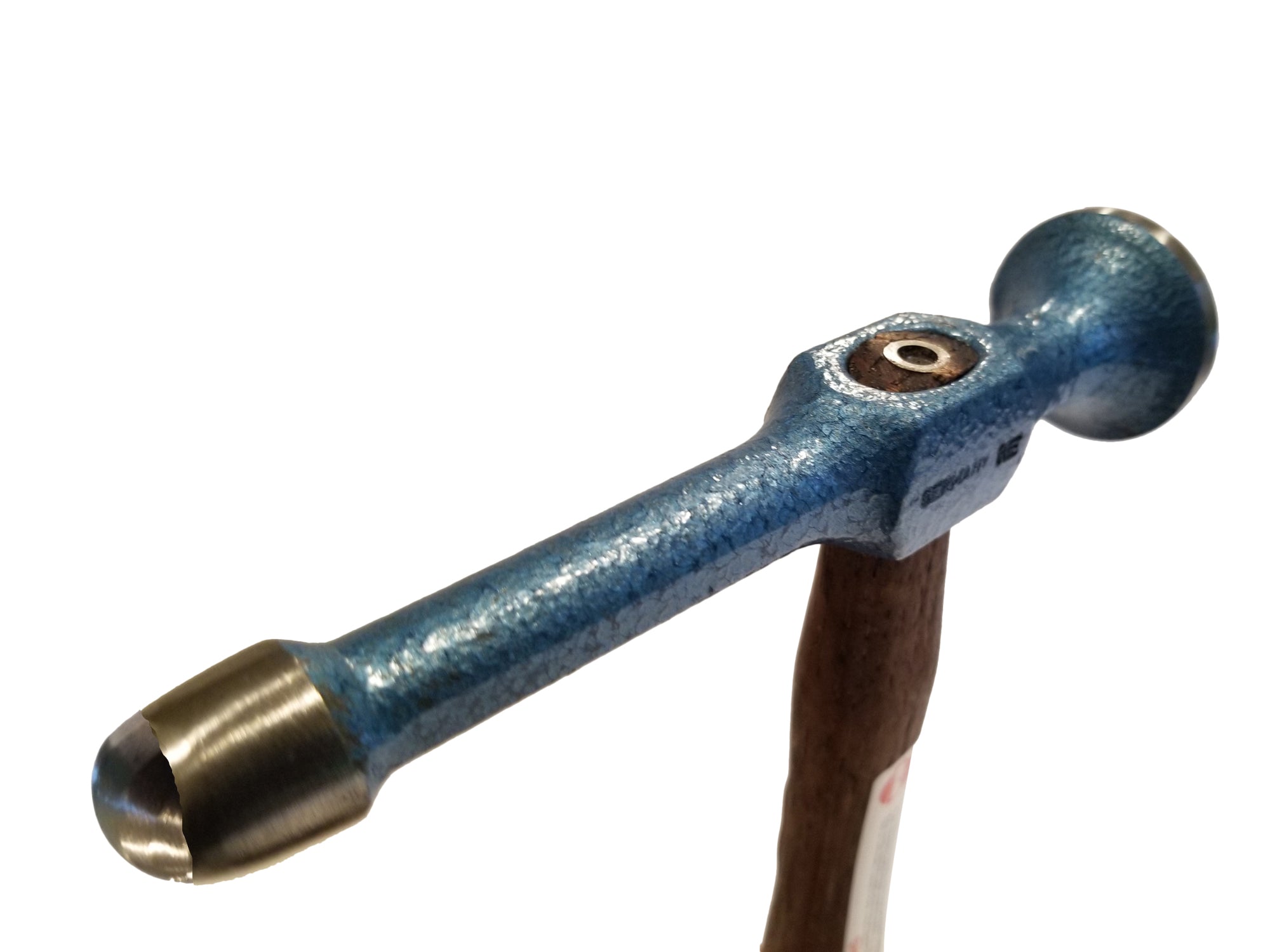 Set of 3 blacksmith hammers: cross peen hammer, rounding